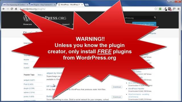 Wordpress Video Tutorials 9- Plugin смотреть онлайн