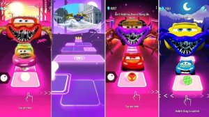 McQueen Red Eater 🆚 McQueen Blue Eater 🆚 McQueen Yellow Eater 🆚 McQueen Purple Eater | Who Is Best?