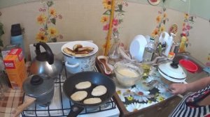 Оладушки как пух .