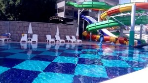 Отдыхаем у бассейна с аквапарком отель 5 звёзд Аланья Турция