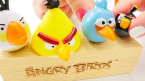 Игры Энгри Бердз. Видео для детей с игрушками