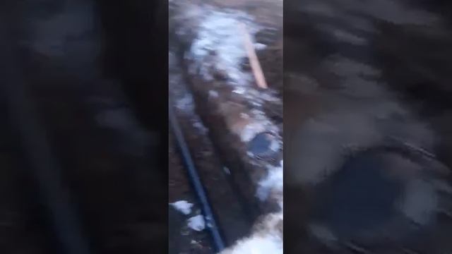 #монтажканализации с #установкойемкостидляканализации