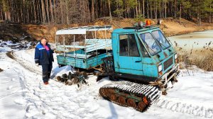 БОЛЬШОЕ испытание МАЛЕНЬКОГО вездехода / Добраться без ГУСЕНИЦЫ до ПОЛИГОНА