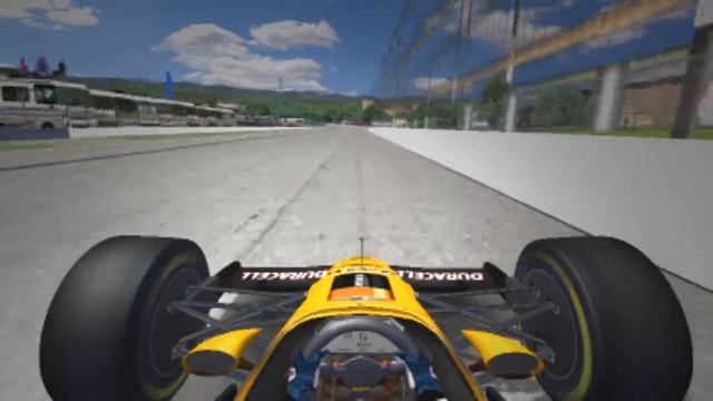 [rFactor] Lap of the Milwaukee Mile in a Lola Indy car (20.869) смотреть онлайн