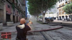 GTA 5 - EXTREME SUPER COP LS RAMPAGE - FIVE STAR POLICE CHASE RAMPAGE ESCAPE (GTA V Mods)