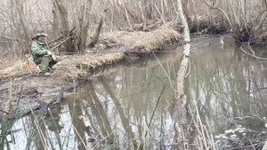 Боковой кивок, ловля на малой речке