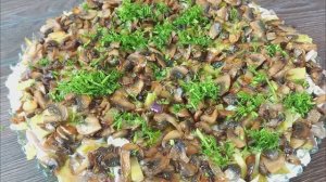 Салат с языком — идеально для Нового года! 🥗🎉