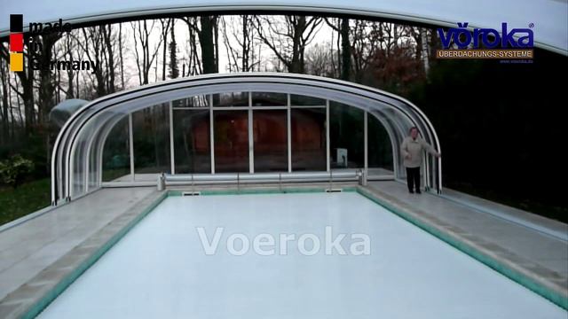 Павильон для бассейна Sublim VOEROKA. Размеры 16,0х8,0х2,7м