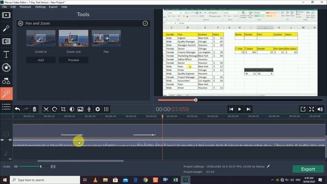 How to add Zoom In, Zoom Out and Pans in Movavi Video Editor 2020 смотреть онлайн