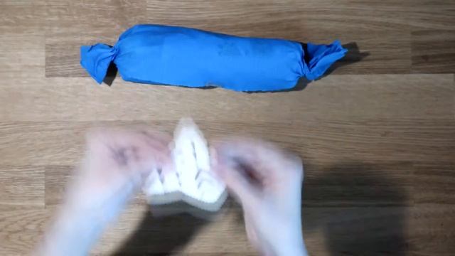 упаковка подарков на Новый год - снежинка gift packing - snowflake