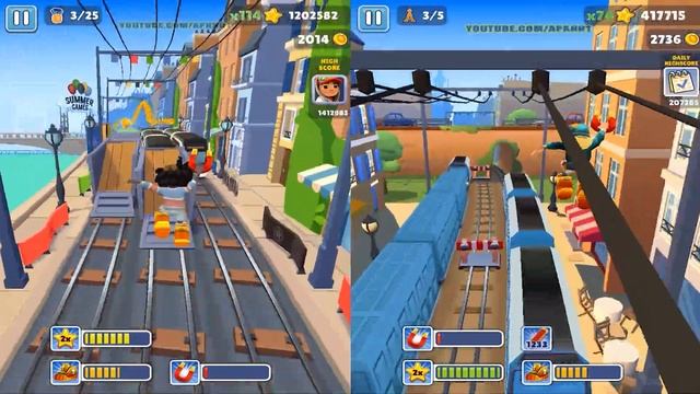 Subway Surfers Paris Summer Games 2024 VS Subway Surfers Paris 2021 смотреть онлайн