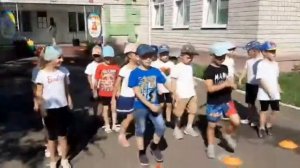 Перестроение "Мы будем служить России". День Гос флага России. МБДОУ 279 г. Ижевска, 2021г