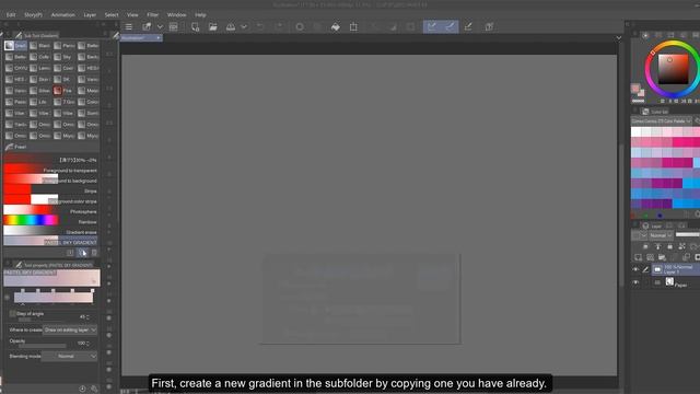 Importing Gradients In Clip Studio Paint смотреть онлайн