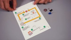 MR013 - Набор для сборки "Электричество на бумаге с разукрашиванием"