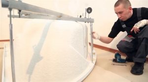 Установка каркаса на ванны и поддоны Тритон