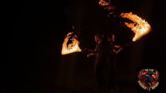 Zhukovsky Fire CLUB «Огненные вороны» Огненные мечи. Парное выступление. Промо