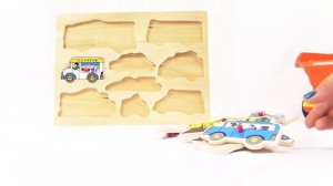 Развивающее видео для детей про машинки: пожарная машина, грузовик