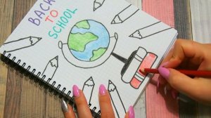 ИДЕИ ДЛЯ БЛОКНОТА Back to school ОФОРМЛЕНИЕ ЛИЧНОГО ДНЕВНИКА(ЛД), АРТБУК, Смэшбук СНОВА В ШКОЛУ DIY