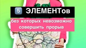 5 ЭЛЕМЕНТов для жизненного прорыва. Мастер-класс по нейрографике