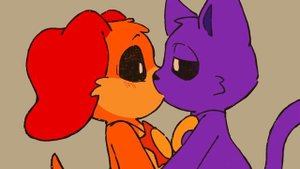 кэт нап целует дог дея