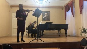 Соната для скрипки и фортепиано, Алмаз Монасыпов, 1 часть.