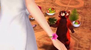 Песня «Собираемся на бал» из мультфильма «Барби Принцесса острова.» Анимация.