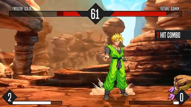 Прохождение Мугена DBZ Extreme Butoden | Золотой Фриза смотреть онлайн