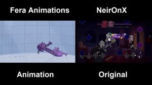Really happy FNF But Everyone Sings It ( Original vs Animation ) ( Fera Animations - NeirOnX )