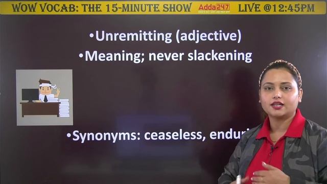 WOW VOCAB  English Vocabulary for SBI Clerk Mains 2024  By Rupam Chikara 278