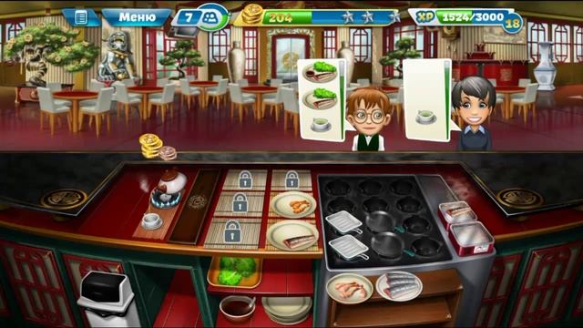 Кухонная Лихорадка Китайский Ресторан (Уровень 7)/ Cooking Fever Chinese Restaurant (Level 7) смотреть онлайн
