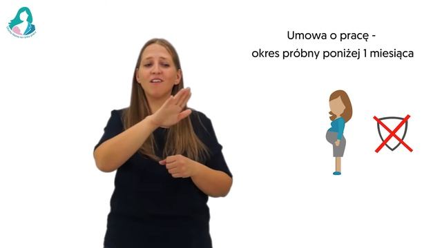 JAK PRACOWAĆ W CIĄŻY? Umowa o pracę - Twoja ochrona w ciąży PJM napisy