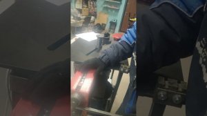 лекало БЛ-1. Запятая 130*110 из 15 профильной трубы на станке Холодной ковки с помощью лекала БЛ-1