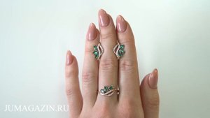 Серьги 3217012Р Кольцо 2217012Р