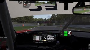 Automobilista 2. Гонка с ботами на Porsche 992 GT3 в Brands Hatch