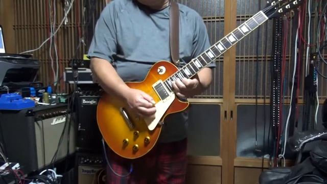 Edwards E-LP- 112LTS/REsuper circuit / Maxon OD-02 + Ibanez SD9M + Boss DD-5 with YAMAHA J-35 смотреть онлайн