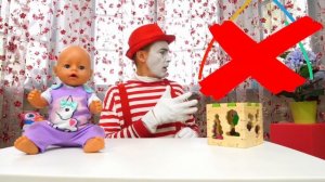 Кукла Беби Бон в видео онлайн - Сортер для Baby Born! - Новые игрушки в мультике для детей