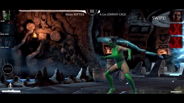 Reptile Brutality on Rain MK 11, Klassic Jade and Terminator | MK Mobile Sorcerer Tower Equipments