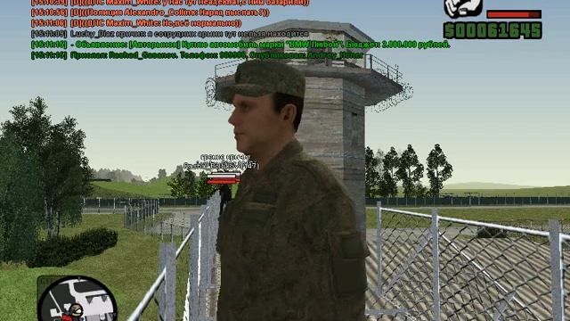 CRMP. Армия. Прыгаем с паращюта и стоим на КПП смотреть онлайн