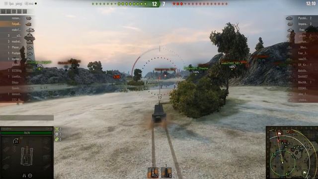 World Of Tanks Дальний бой на танке СУ 18 Почти попал смотреть онлайн