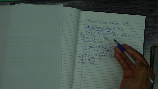How To Calculate Percentage Of Ingredients In Cosmetics Formulation Convert Grams To Percent