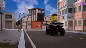 Lego thief tries to crash the TRAINS - Lego City Cartoon - Choo choo train kids videos
