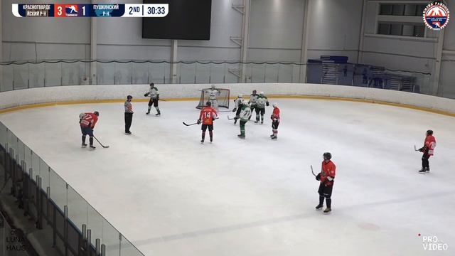 ХК "Пушкинский р-н" - ХК "Красногвардейский р-н" | 10.12.2023 смотреть онлайн