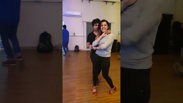 Devroop Sharma and Ankita Soni dancing Bachata