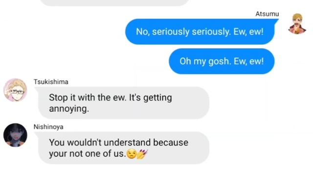 Haikyuu text/ Ew Lyrics prank/Sir_Neo Caths