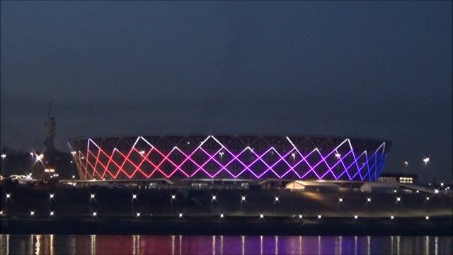 Volgograd. Evening city / Волгоград. Вечерний город смотреть онлайн