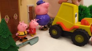 Видео с машинками - Свинка Пеппа, Машинка Лева и цветы