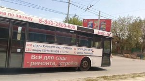 Таганрог! Поездка на трамвае 71-628М (28) / 2 маршрут / Вокзал Таганрог-1 - Университет