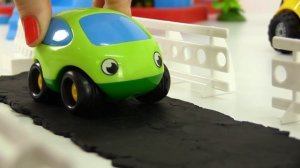 Машинки для детей - Игрушки Лего и машинки - Случай на стройке