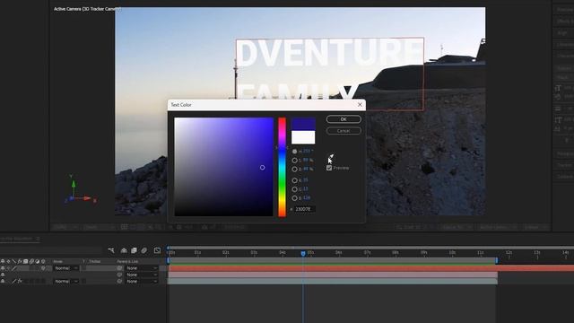 Text Tracking in After Effects