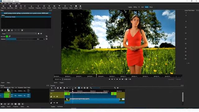 Green Screen Effect | Shotcut Free Video Editor Tutorials | EP-41 | Hindi смотреть онлайн
